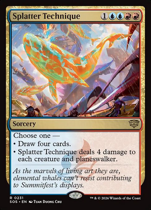 Splatter Technique (Foil) - Secrets of Strixhaven