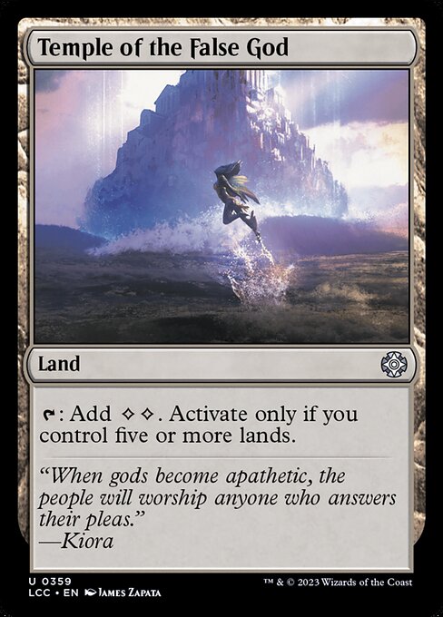 Temple of the False God - Commander: The Lost Caverns of Ixalan