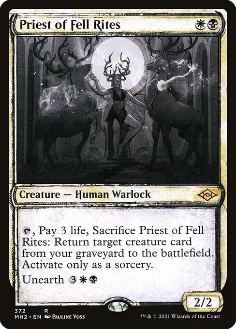 Priest of Fell Rites (Showcase) - Modern Horizons 2