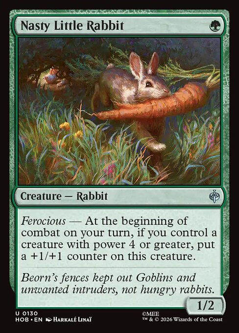 Nasty Little Rabbit (Foil) - The Hobbit