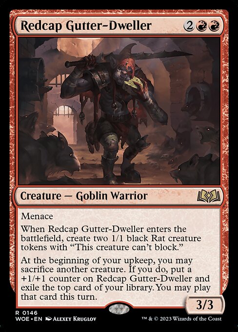 Redcap Gutter-Dweller - Wilds of Eldraine