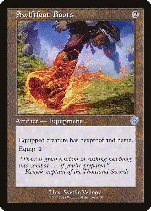 Swiftfoot Boots - The Brothers' War: Retro Frame Artifacts