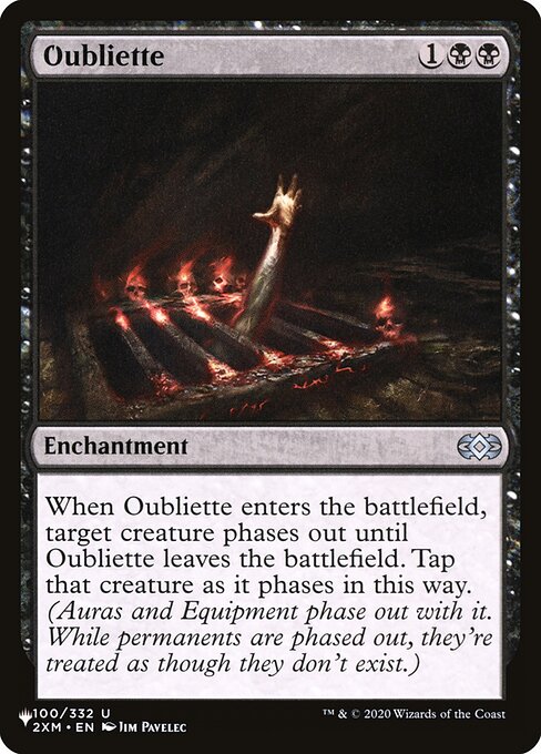 Oubliette - The List Reprints
