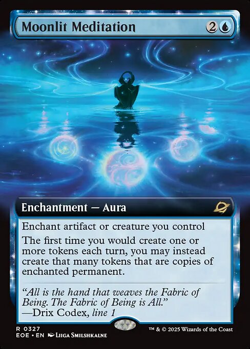 Moonlit Meditation (Extended Art) (Foil) - Edge of Eternities