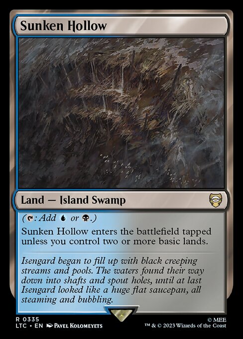 Sunken Hollow - Commander: The Lord of the Rings: Tales of Middle-earth
