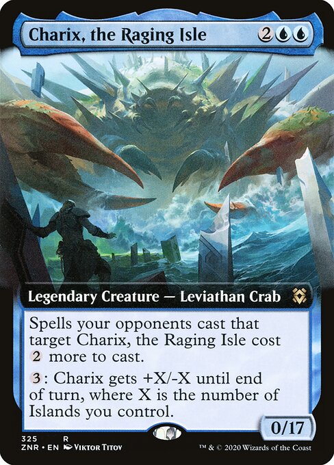Charix, the Raging Isle (Extended Art) - Zendikar Rising