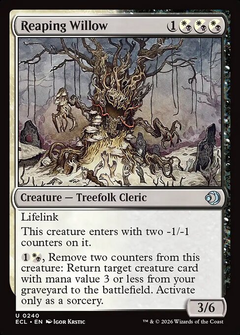Reaping Willow - Lorwyn Eclipsed