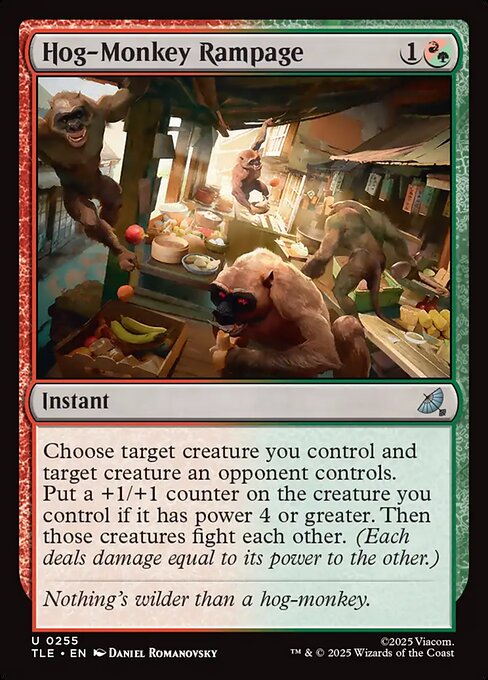Hog-Monkey Rampage (Foil) - Avatar: The Last Airbender: Eternal-Legal