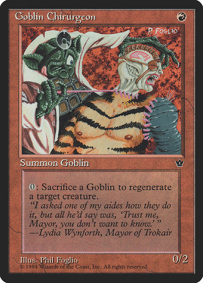 Goblin Chirurgeon (Foglio) - Fallen Empires