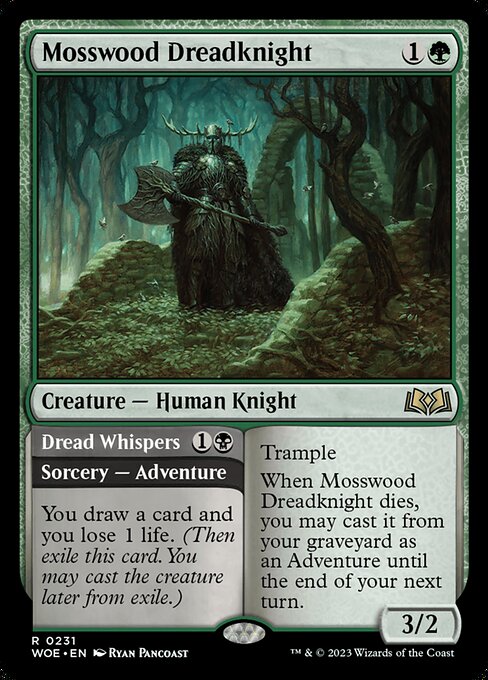 Mosswood Dreadknight - Wilds of Eldraine