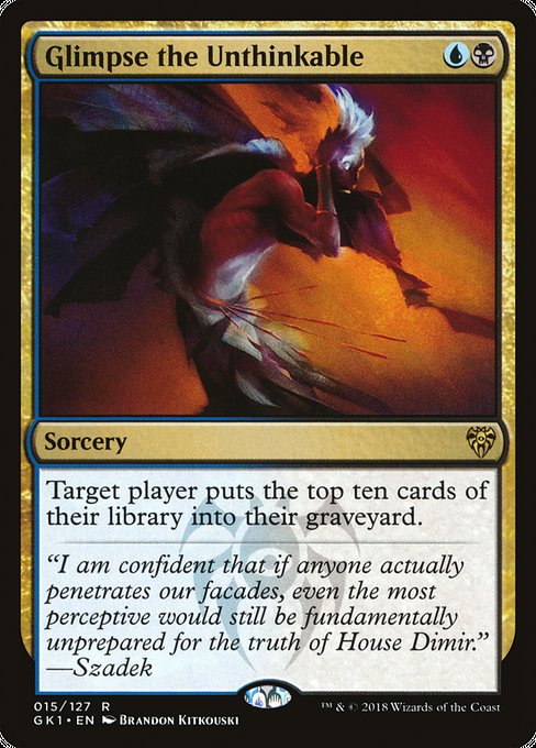 Glimpse the Unthinkable - Guilds of Ravnica: Guild Kits