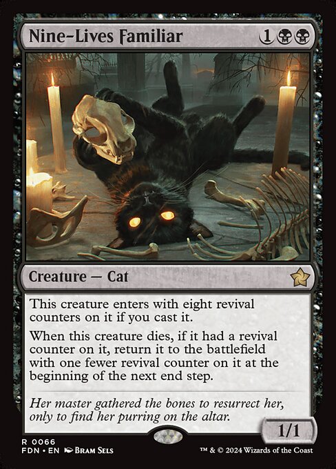 Nine-Lives Familiar (Foil) - Foundations