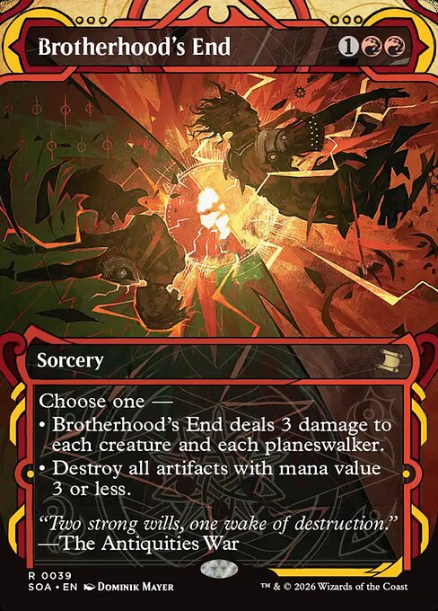 Brotherhood's End (Foil) - Secrets of Strixhaven: Mystical Archive