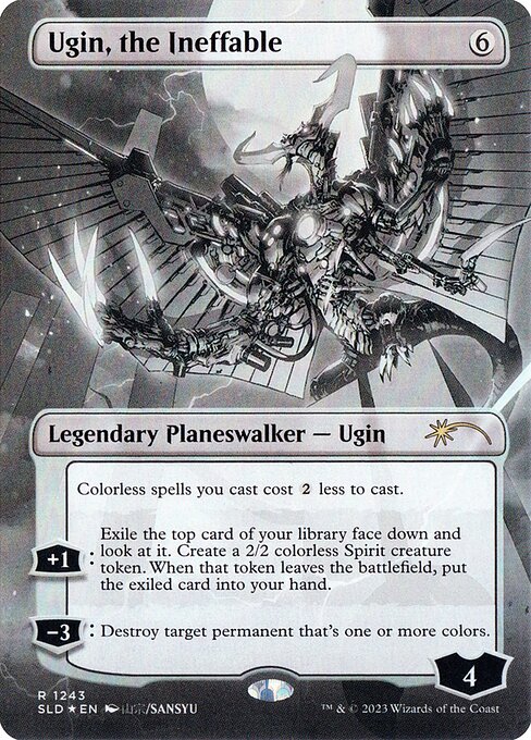 Ugin, the Ineffable (Borderless) - Secret Lair Drop Series