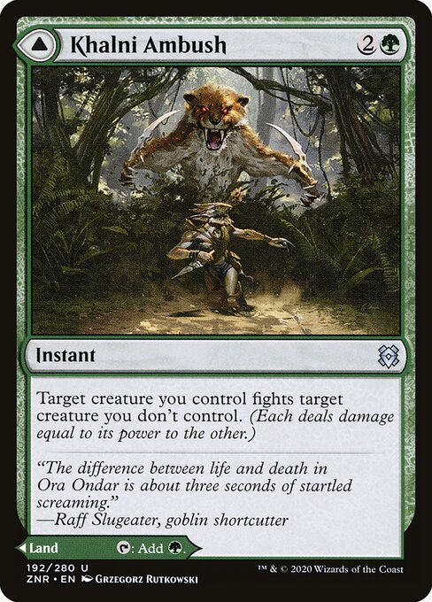 Khalni Ambush (Foil) - Zendikar Rising