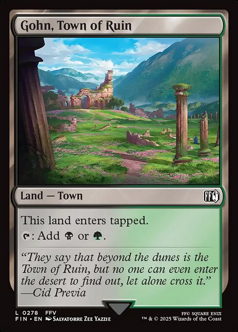 Gohn, Town of Ruin - FINAL FANTASY