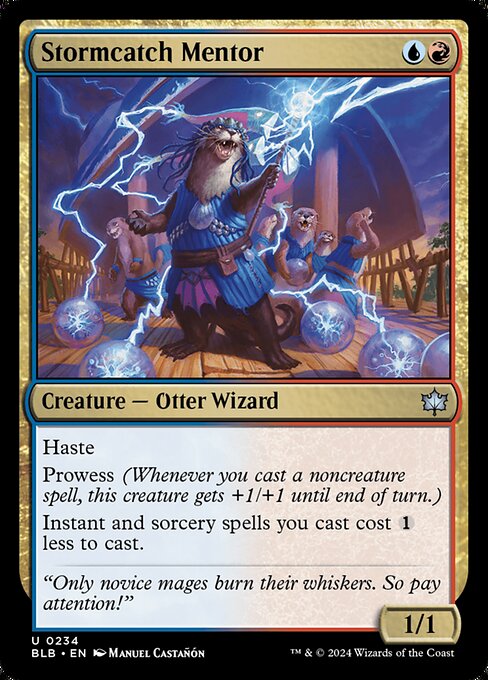 Stormcatch Mentor (Foil) - Bloomburrow