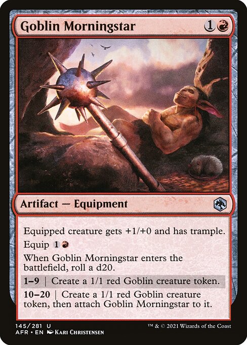 Goblin Morningstar - Adventures in the Forgotten Realms