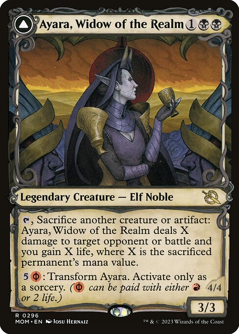 Ayara, Widow of the Realm (Showcase) - March of the Machine