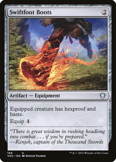 Swiftfoot Boots - Commander: Innistrad: Crimson Vow