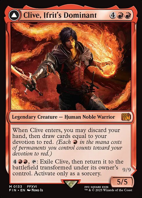 Clive, Ifrit's Dominant - FINAL FANTASY