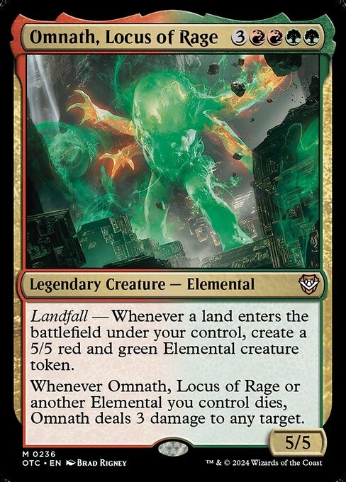Omnath, Locus of Rage - Commander: Outlaws of Thunder Junction