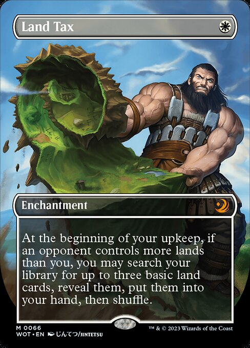 Land Tax (Anime Borderless) (Foil) - Wilds of Eldraine: Enchanting Tales