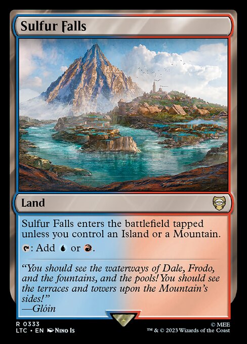 Sulfur Falls - Commander: The Lord of the Rings: Tales of Middle-earth
