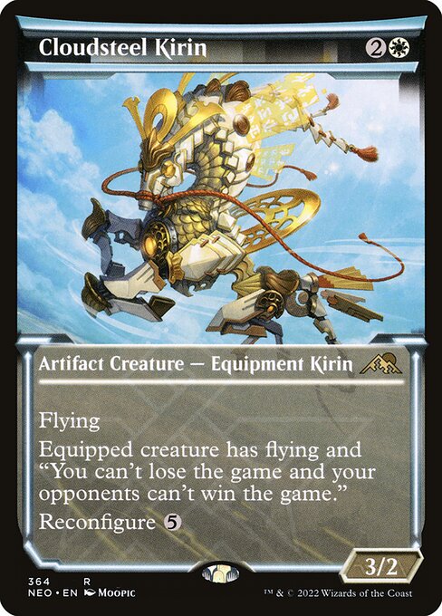 Cloudsteel Kirin (Showcase) - Kamigawa: Neon Dynasty
