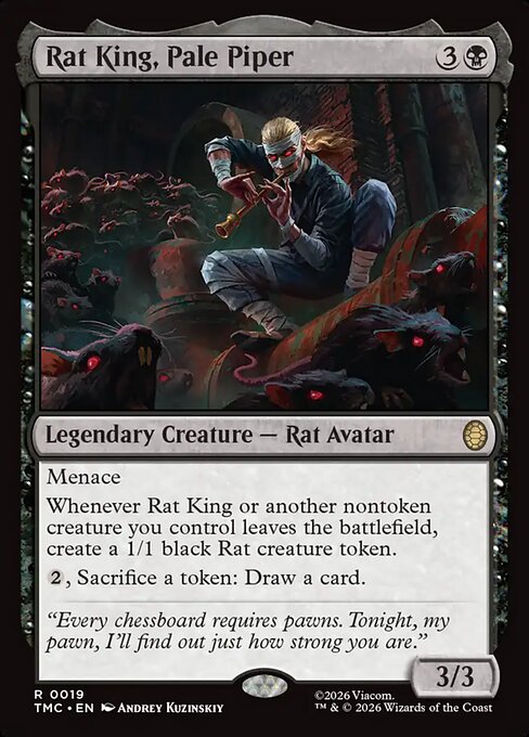 Rat King, Pale Piper - Commander: Teenage Mutant Ninja Turtles