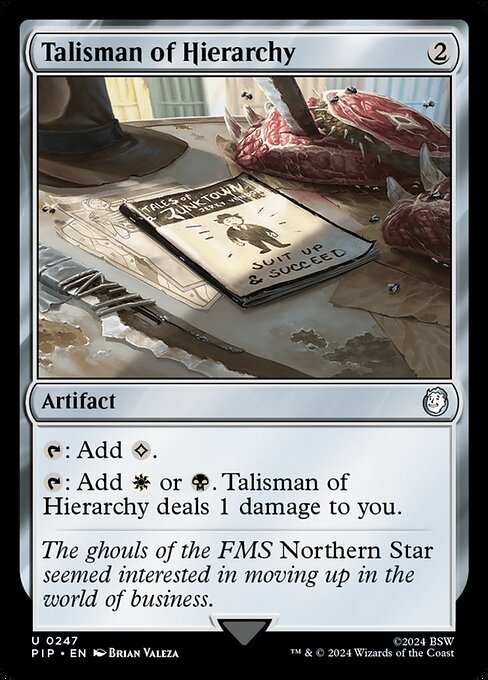 Talisman of Hierarchy - Universes Beyond: Fallout