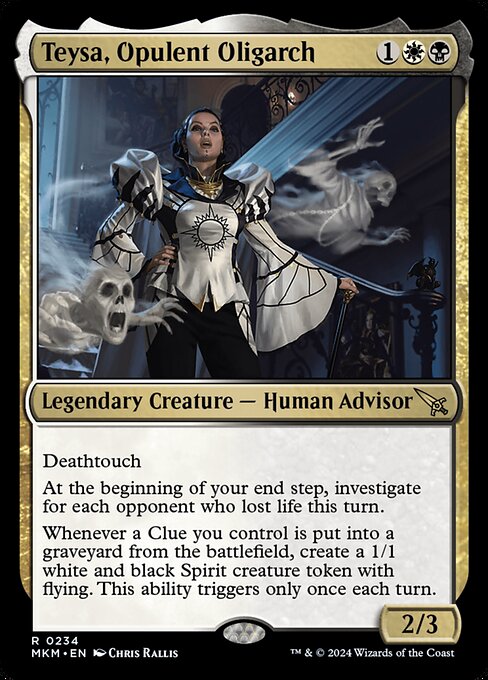Teysa, Opulent Oligarch (Foil) - Murders at Karlov Manor