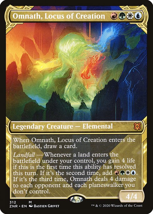Omnath, Locus of Creation (Showcase) - Zendikar Rising