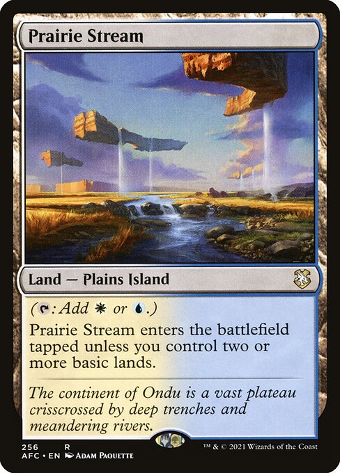 Prairie Stream - Commander: Adventures in the Forgotten Realms