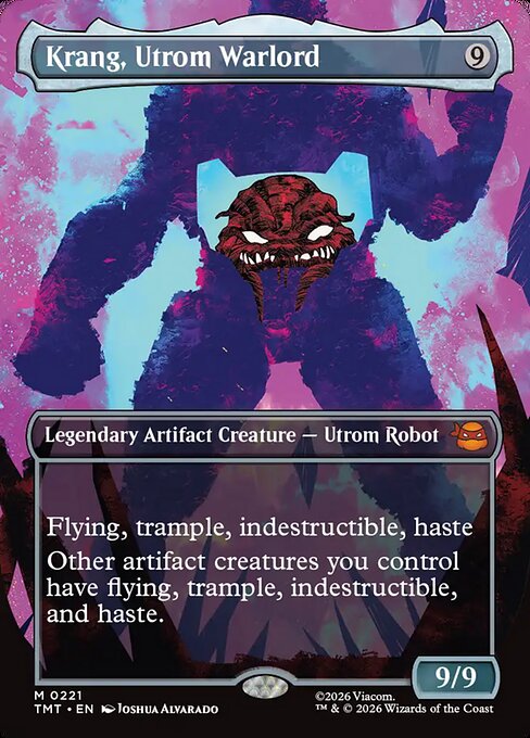 Krang, Utrom Warlord (Borderless) - Teenage Mutant Ninja Turtles