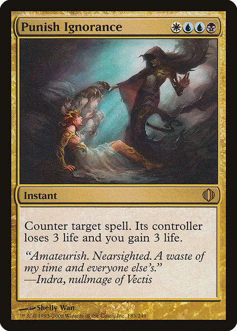 Punish Ignorance (Foil) - Shards of Alara