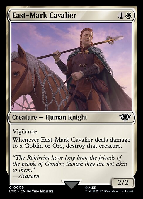 East-Mark Cavalier - Universes Beyond: The Lord of the Rings: Tales of Middle-earth