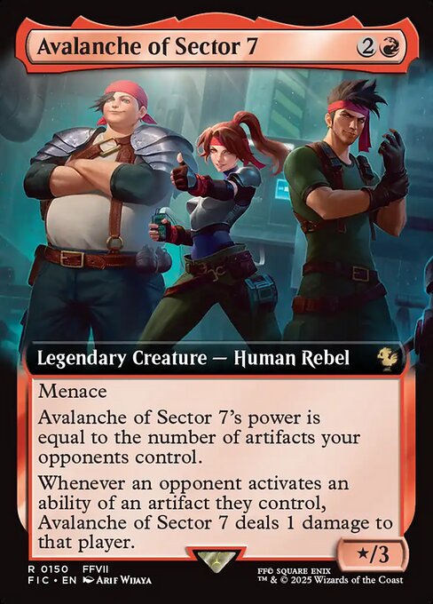 Avalanche of Sector 7 (Extended Art) - Commander: FINAL FANTASY