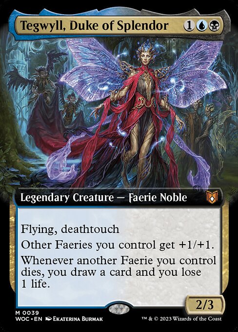 Tegwyll, Duke of Splendor (Extended Art) - Commander: Wilds of Eldraine