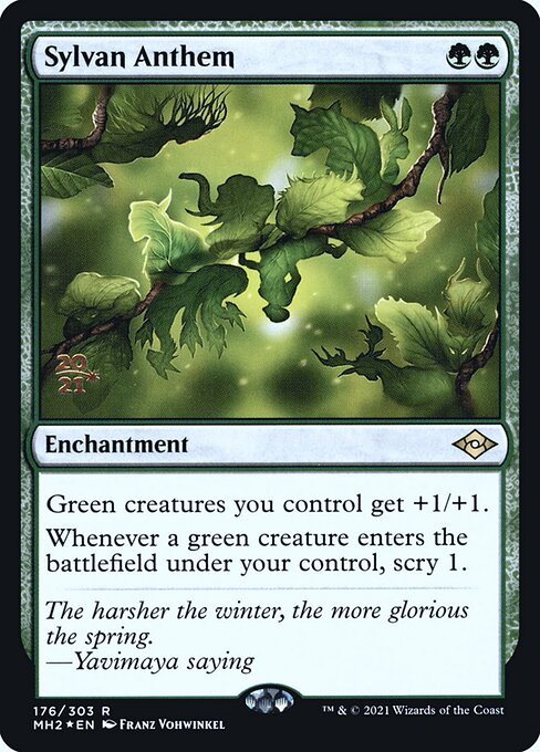 Sylvan Anthem - Prerelease Cards