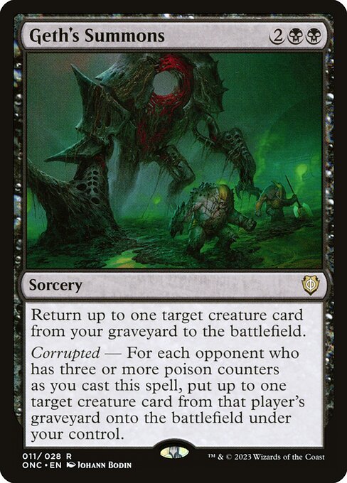 Geth's Summons - Commander: Phyrexia: All Will Be One