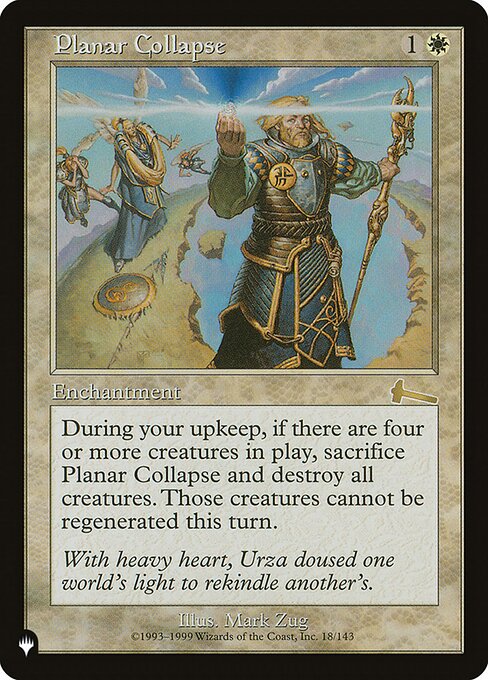 Planar Collapse - The List Reprints