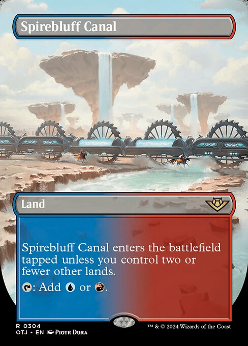 Spirebluff Canal (Borderless) - Outlaws of Thunder Junction
