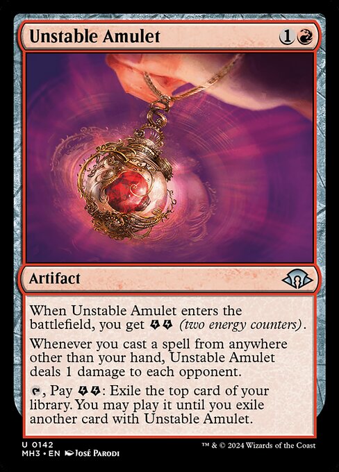 Unstable Amulet (Foil) - Modern Horizons 3