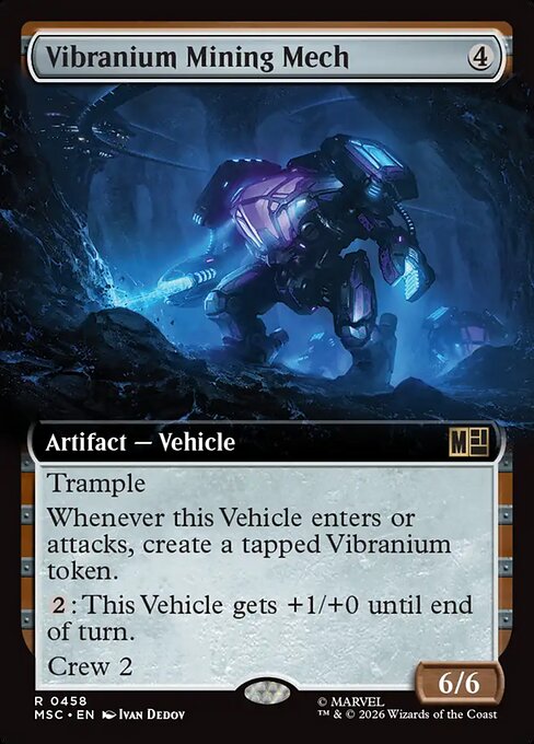 Vibranium Mining Mech (Extended Art) - Commander: Marvel Super Heroes