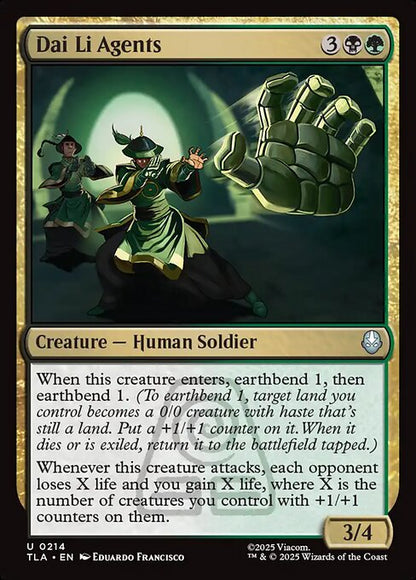 Dai Li Agents (Foil) - Avatar: The Last Airbender