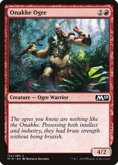 Onakke Ogre - Core Set 2019