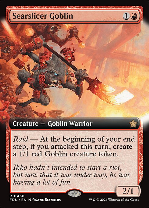 Searslicer Goblin (Extended Art) - Foundations