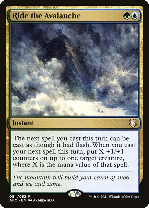 Ride the Avalanche - Commander: Adventures in the Forgotten Realms