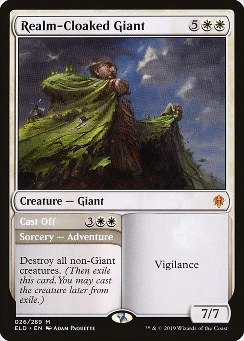 Realm-Cloaked Giant - Throne of Eldraine